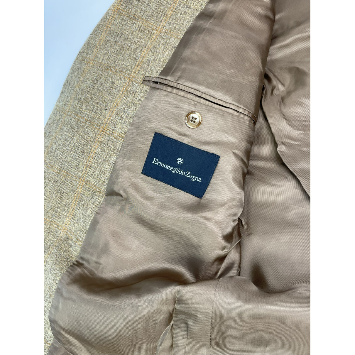 Zegna Brown Wool Coat image 5