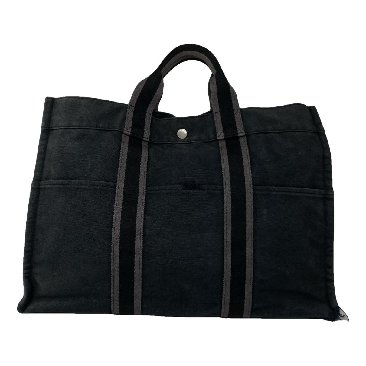 Hermès Black Cotton Handbag image 1