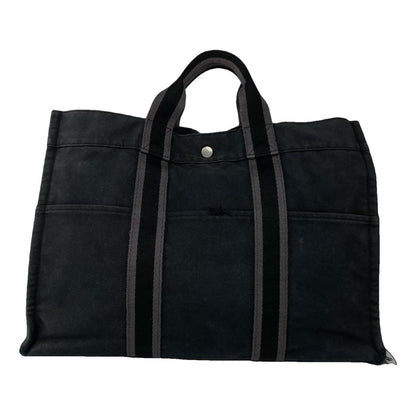 Hermès Black Cotton Handbag image 1