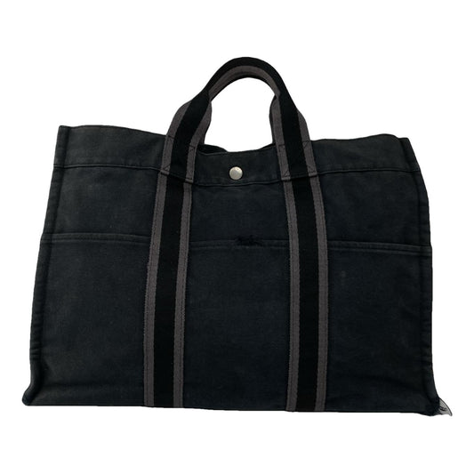 Hermès Black Cotton Handbag image 1