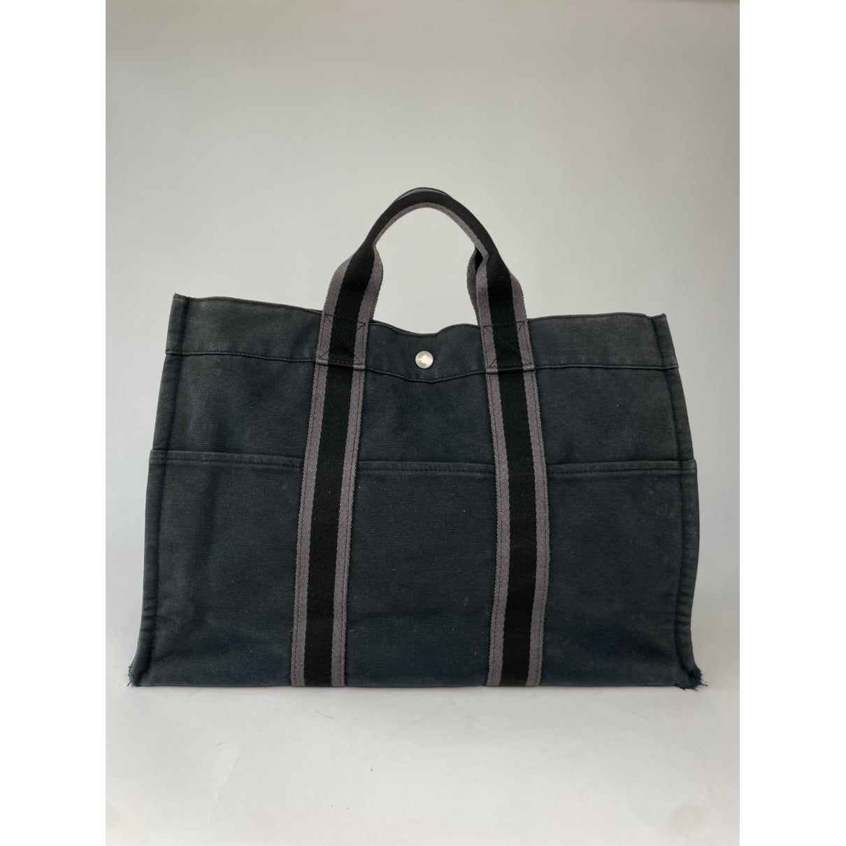 Hermès Black Cotton Handbag image 4