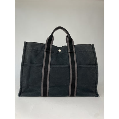 Hermès Black Cotton Handbag image 4
