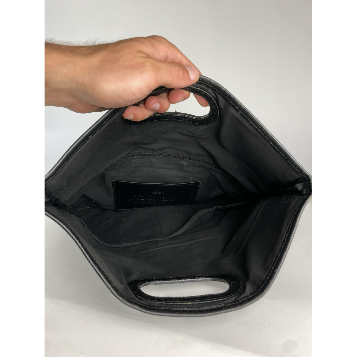 Vivienne Westwood Black Leather Handbag image 2