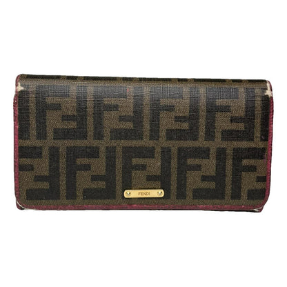 Fendi Baguette Brown Leather Wallet image 1