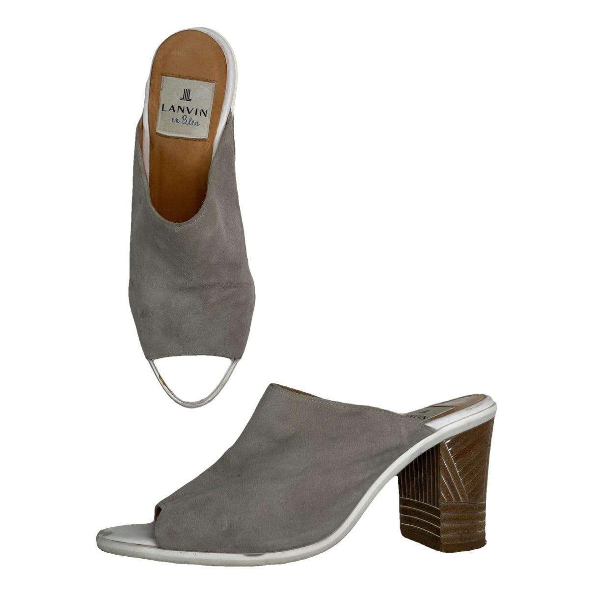 Lanvin Black Leather Heel image 1