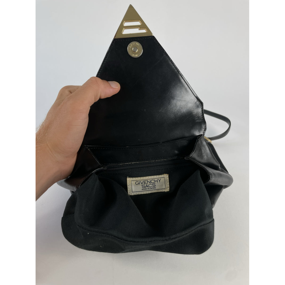 Givenchy Whip Black Leather Handbag image 3