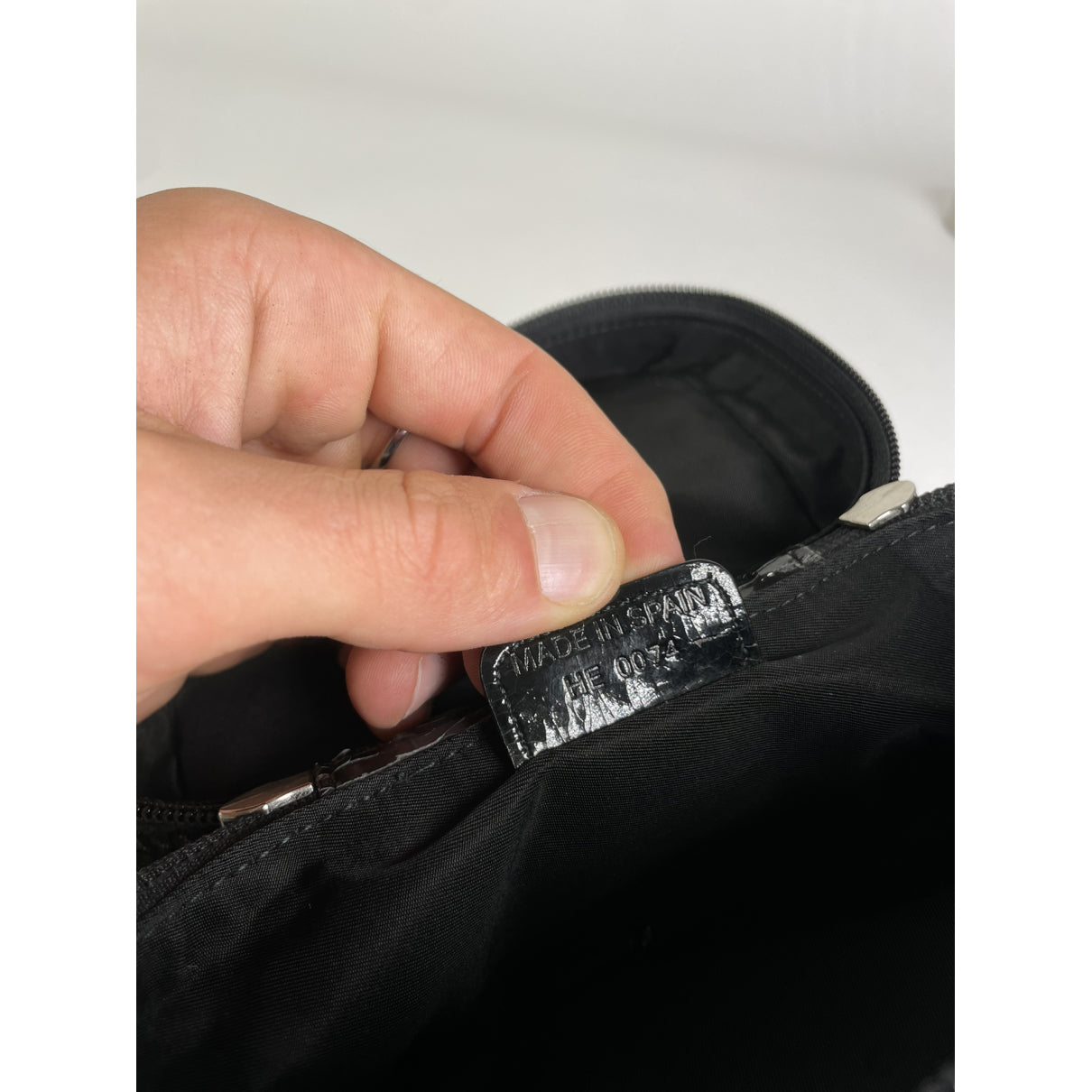 Dior Saddle Black Cotton Handbag image 3