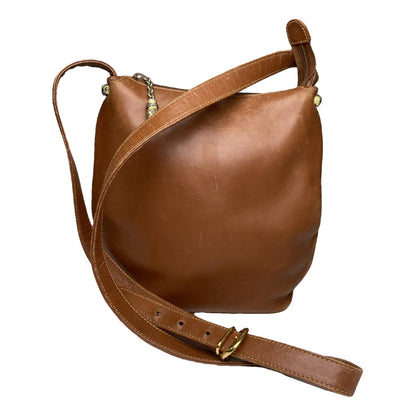 Gucci GG Marmont Bucket Brown Leather Handbag image 1