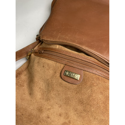 Gucci GG Marmont Bucket Brown Leather Handbag image 4