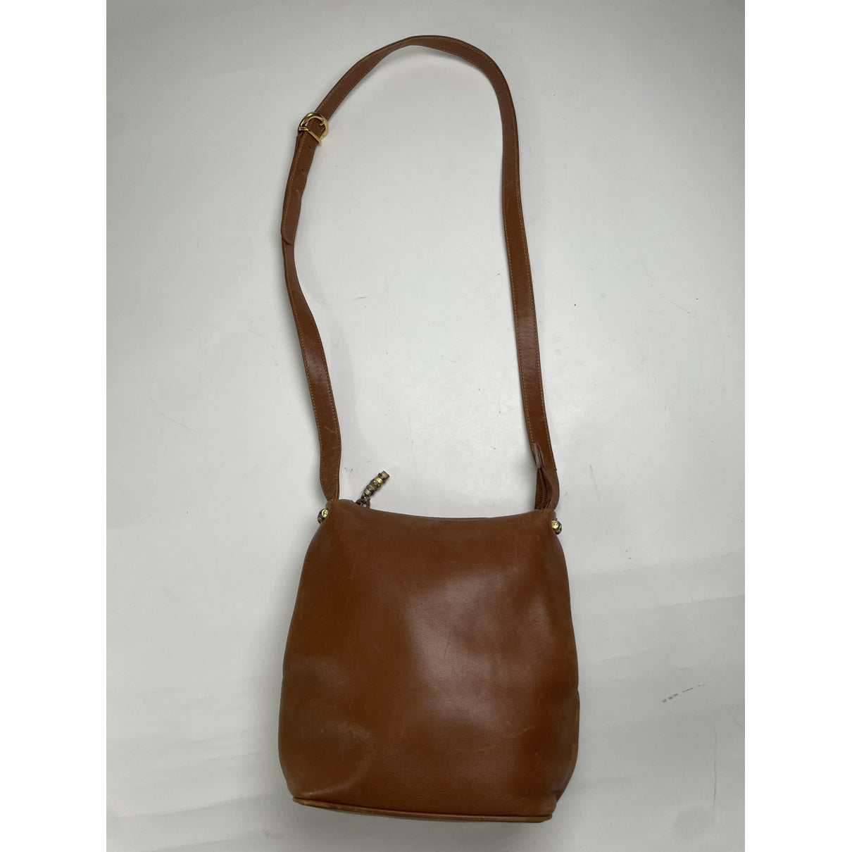 Gucci GG Marmont Bucket Brown Leather Handbag image 5