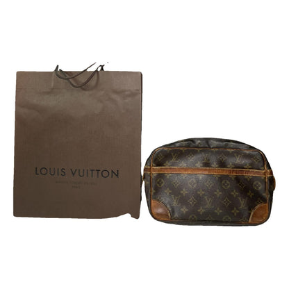 Louis Vuitton Chantilly Brown Leather Clutch Bag image 1