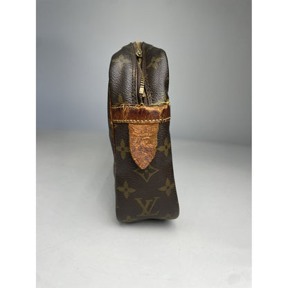 Louis Vuitton Chantilly Brown Leather Clutch Bag image 4