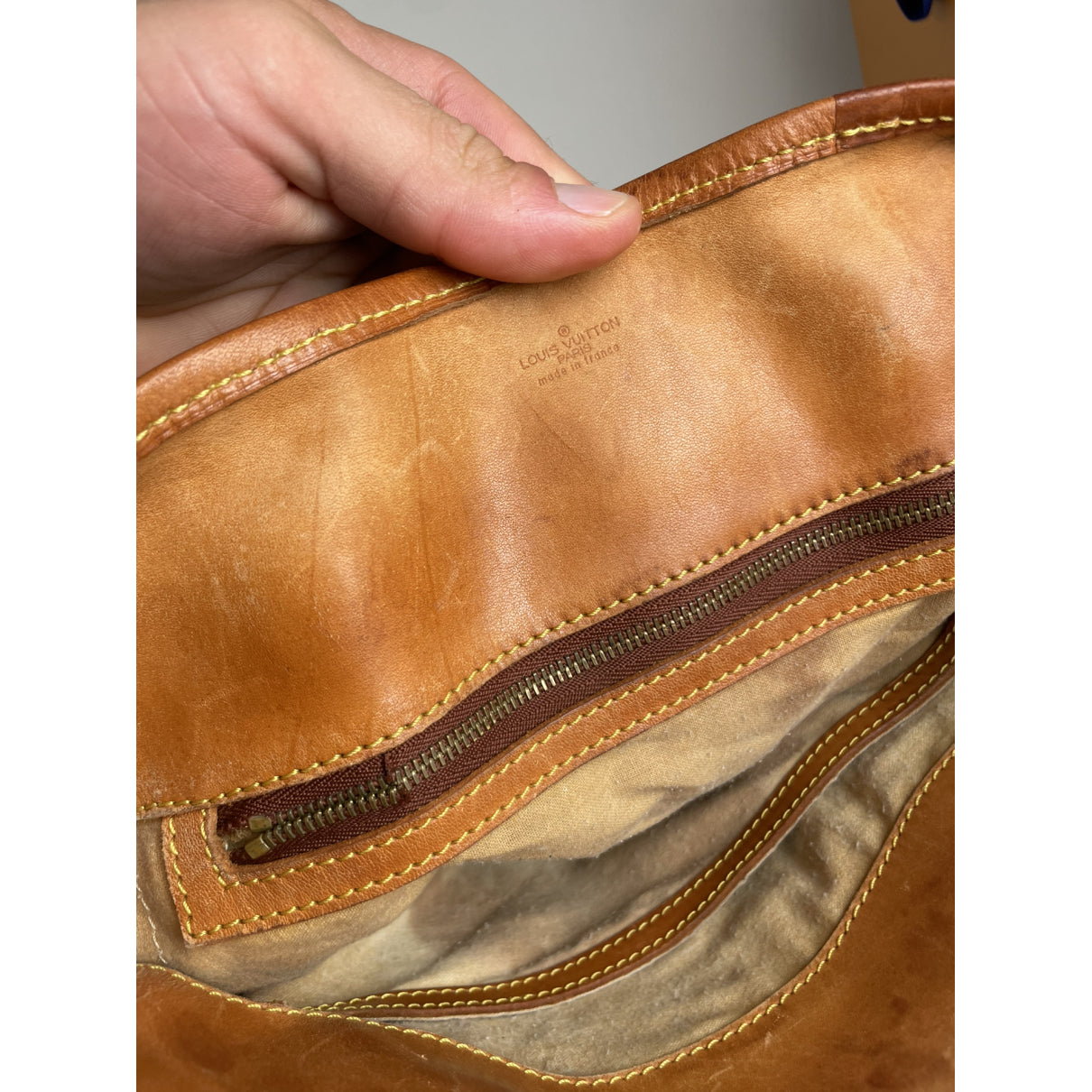 Louis Vuitton Ambre  Brown Leather Handbag image 3