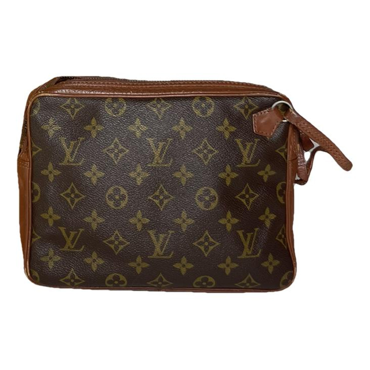 Louis Vuitton Metis Brown Leather Clutch Bag image 1
