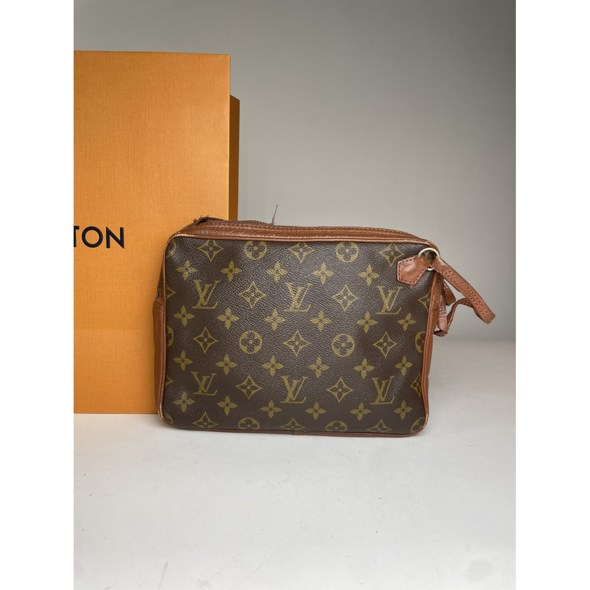 Louis Vuitton Metis Brown Leather Clutch Bag image 5