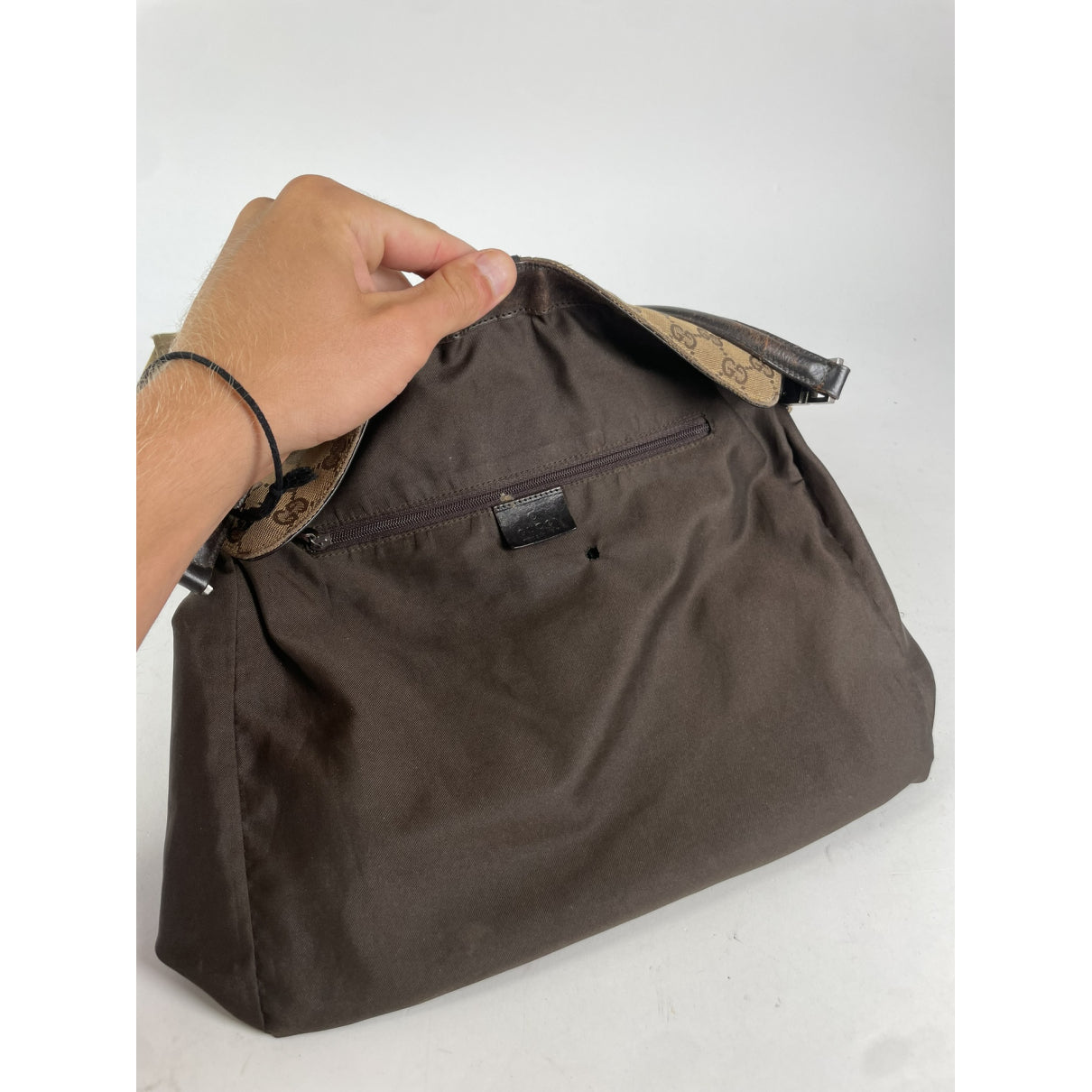 Gucci Jackie Vintage  Beige Cotton Handbag image 2