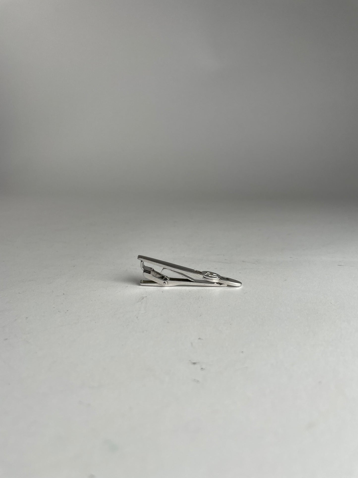 Vintage Courreges Tie / Money Clamp Silver