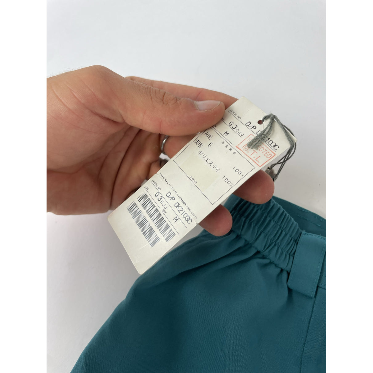 Dior Blue Cotton Short image 3