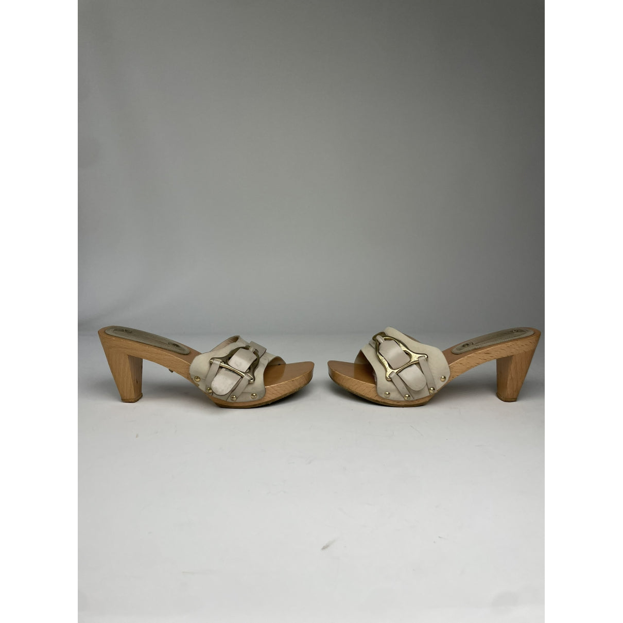 Celine Wrapped boots Green Leather Heel image 2