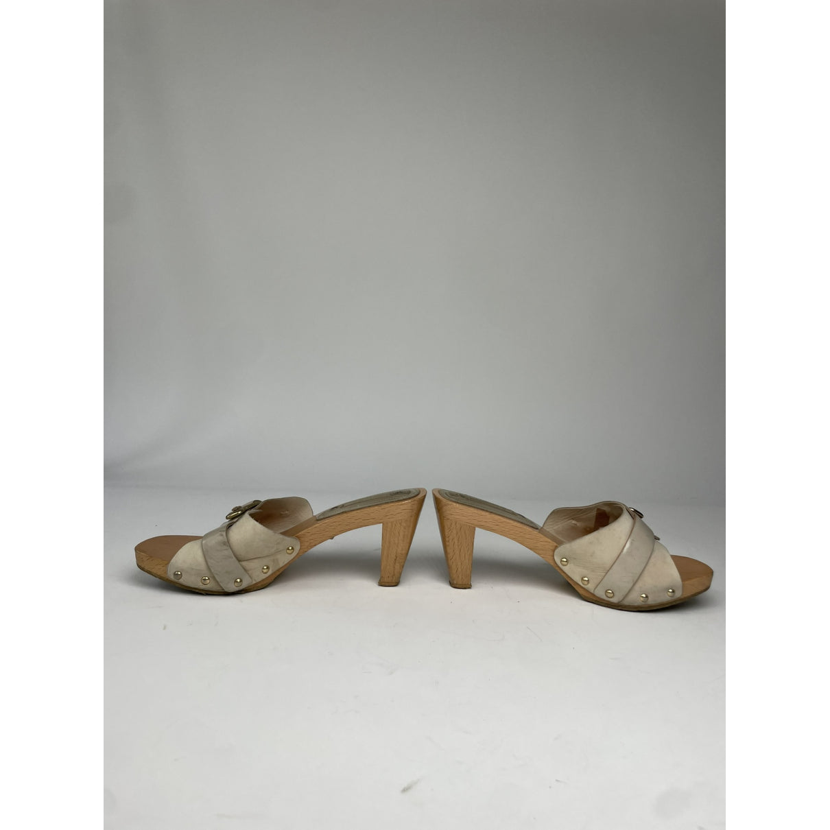 Celine Wrapped boots Green Leather Heel image 3