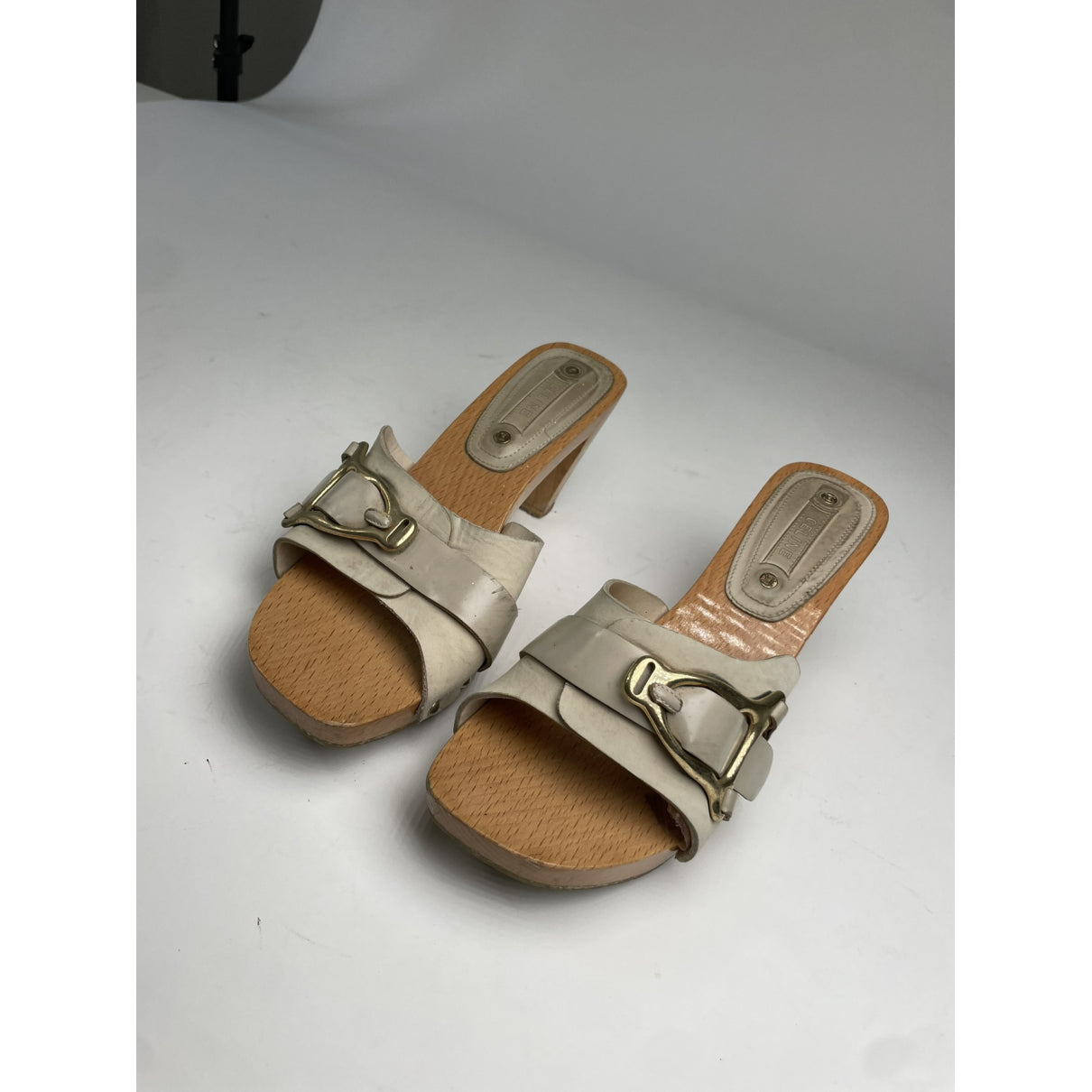 Celine Wrapped boots Green Leather Heel image 5