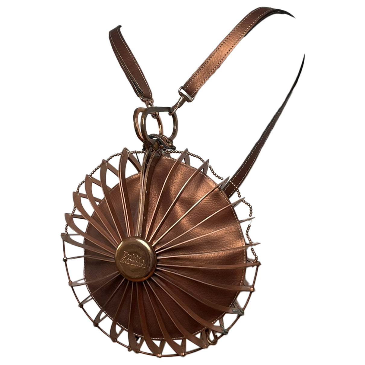 Jean Paul Gaultier Brown Leather Handbag image 1