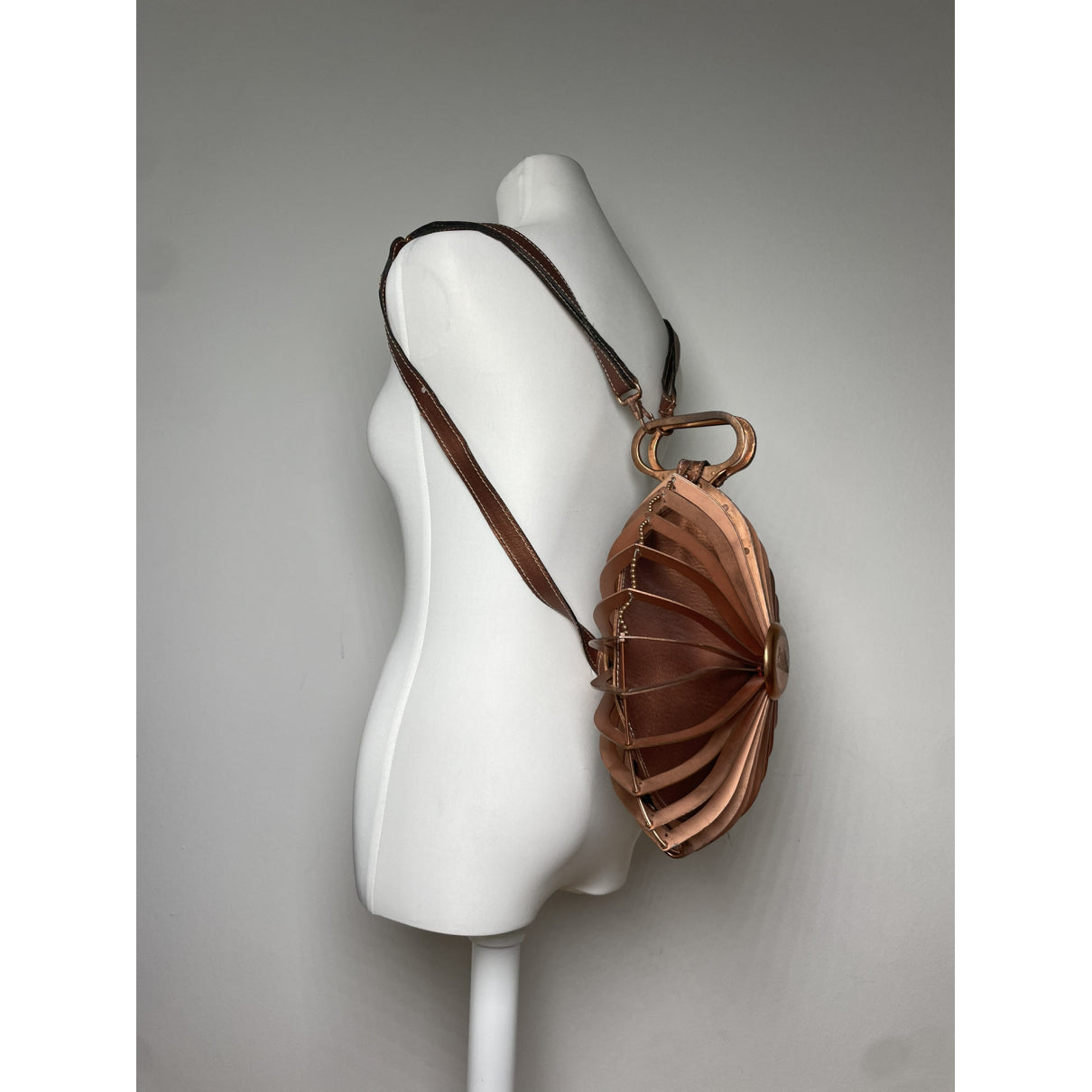Jean Paul Gaultier Brown Leather Handbag image 2