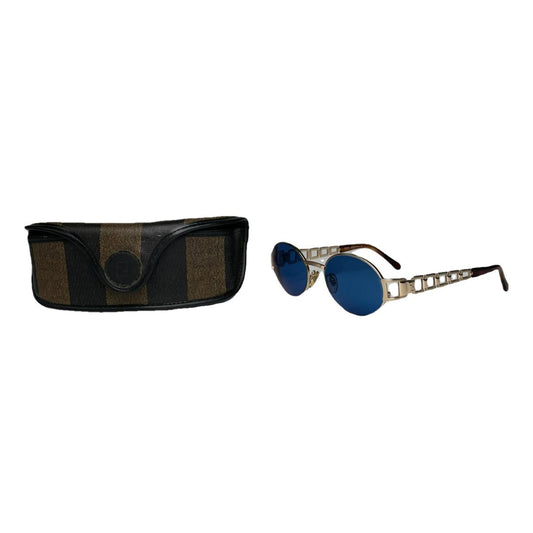 Fendi Gold Metal Sunglasses image 1