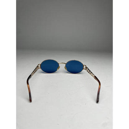 Fendi Gold Metal Sunglasses image 3