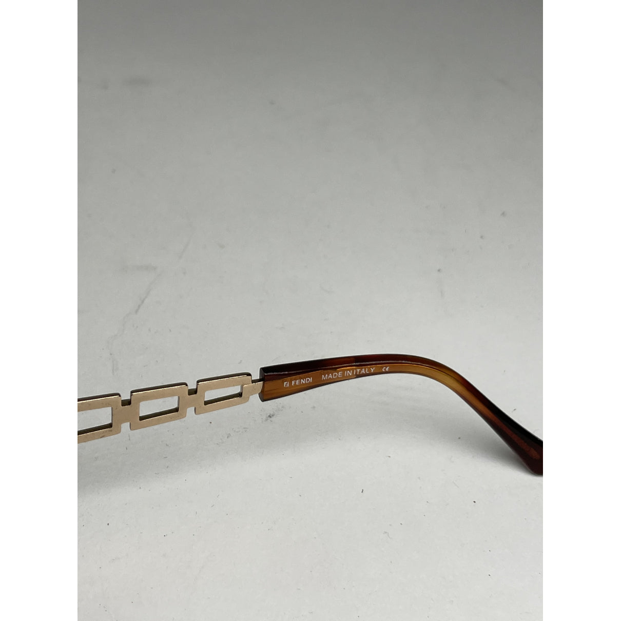 Fendi Gold Metal Sunglasses image 4