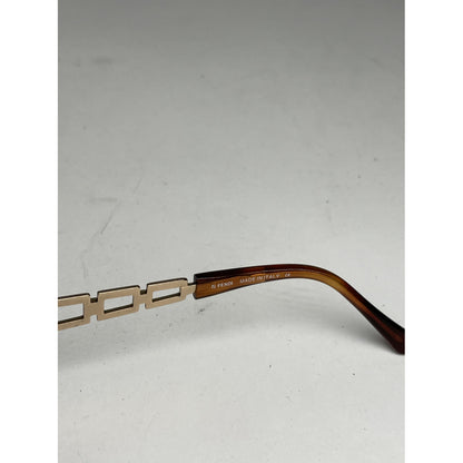 Fendi Gold Metal Sunglasses image 4