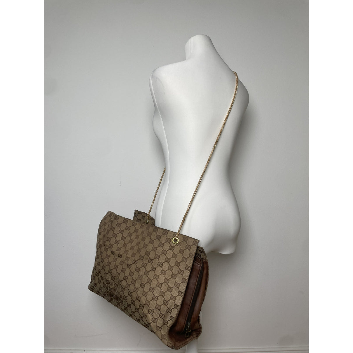 Gucci Jackie Vintage  Beige Cotton Handbag image 2