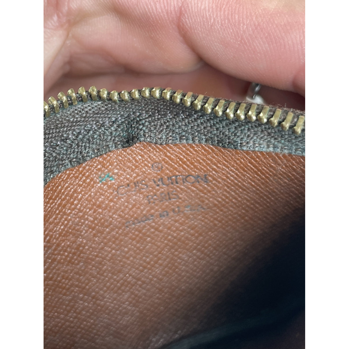 Louis Vuitton Dauphine Brown Leather Purse image 5