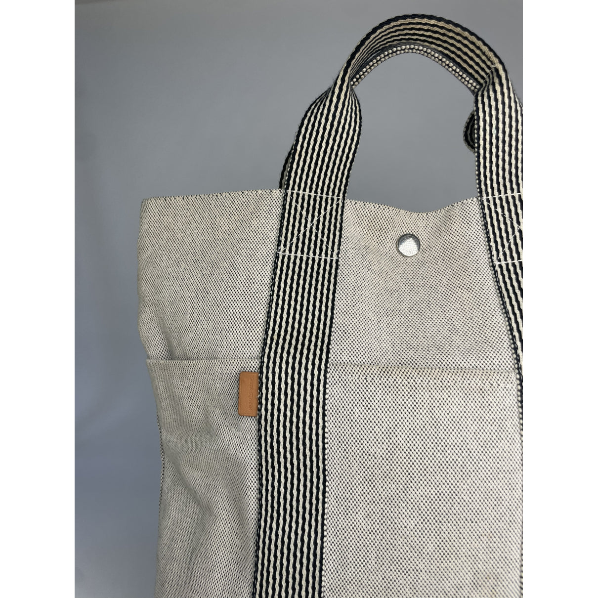 Hermès Beige Cotton Handbag image 3