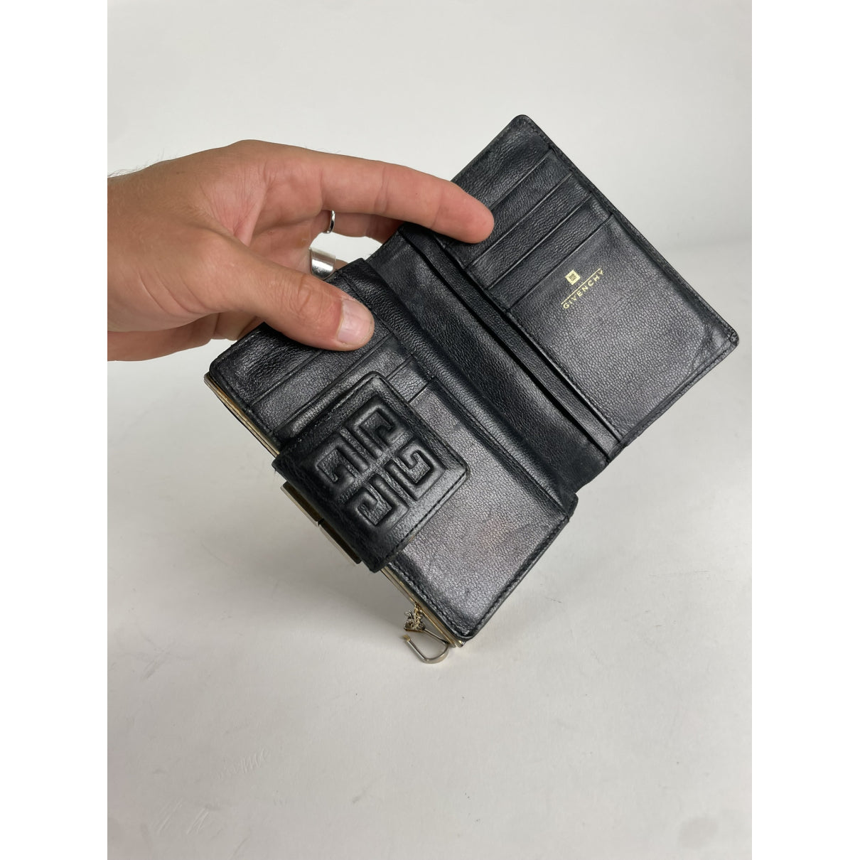 Givenchy Black Leather Wallet image 3