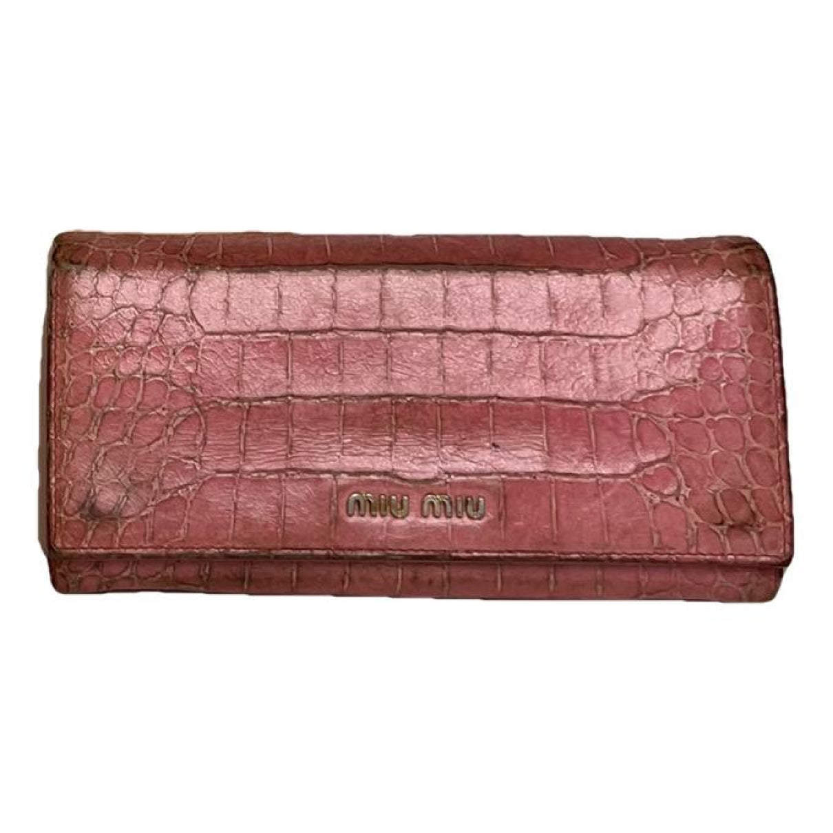 Miu Miu Pink Leather Wallet image 1
