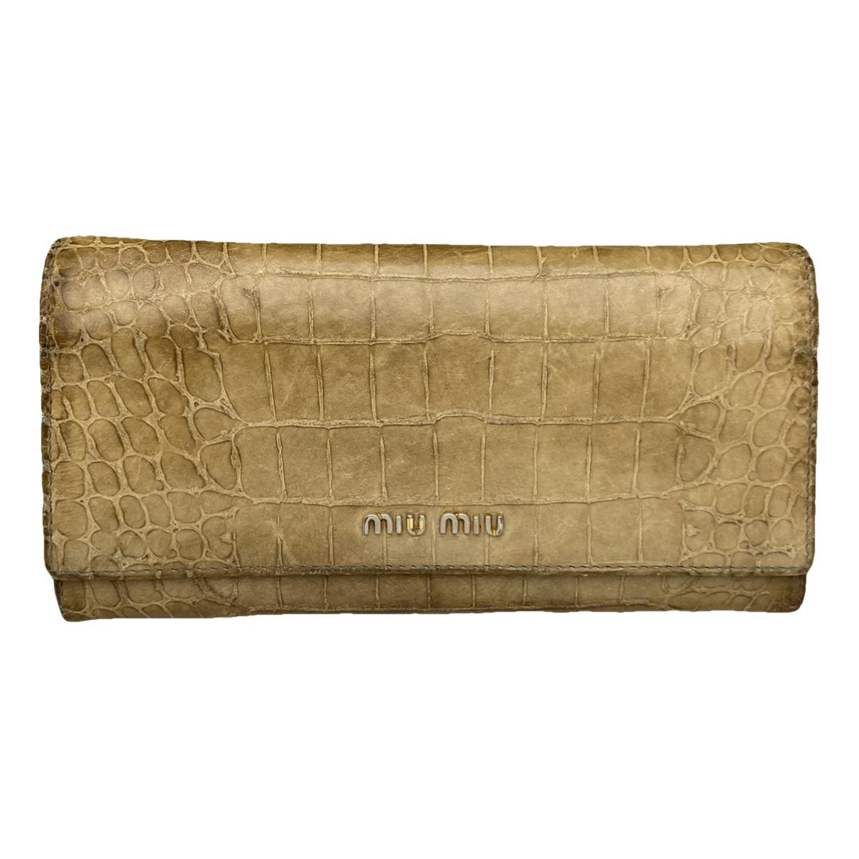Miu Miu Brown Leather Wallet image 1