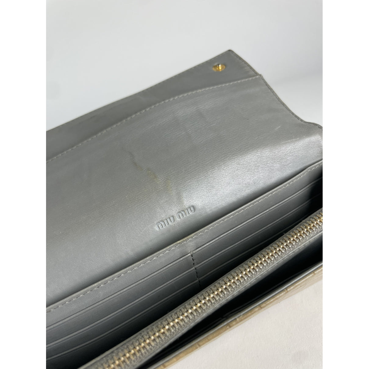 Miu Miu Brown Leather Wallet image 4