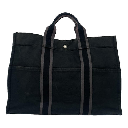 Hermès Black Cotton Handbag image 1