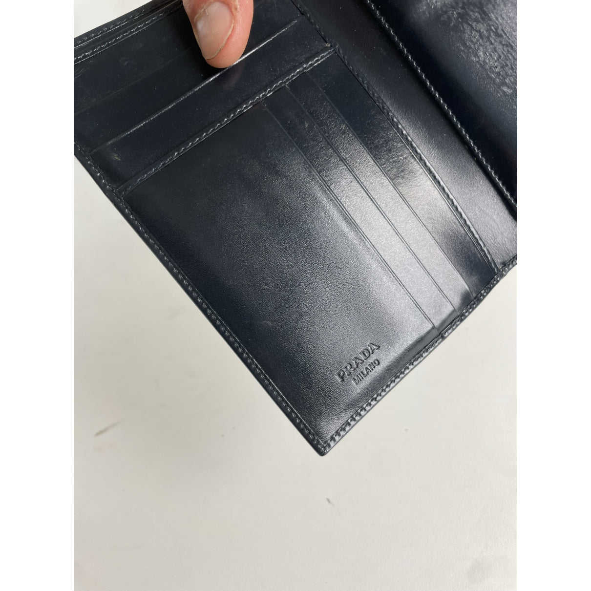 Prada Black Patent Leather Wallet image 5