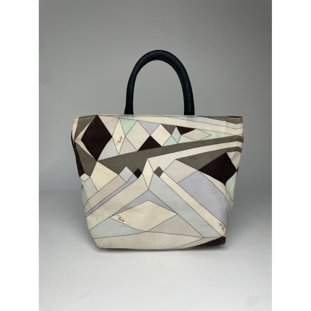 Emilio Pucci Brown Cotton Handbag image 4