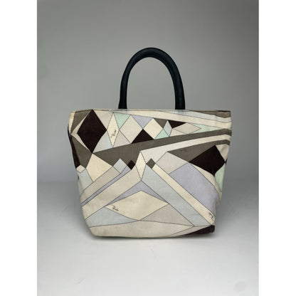 Emilio Pucci Brown Cotton Handbag image 4