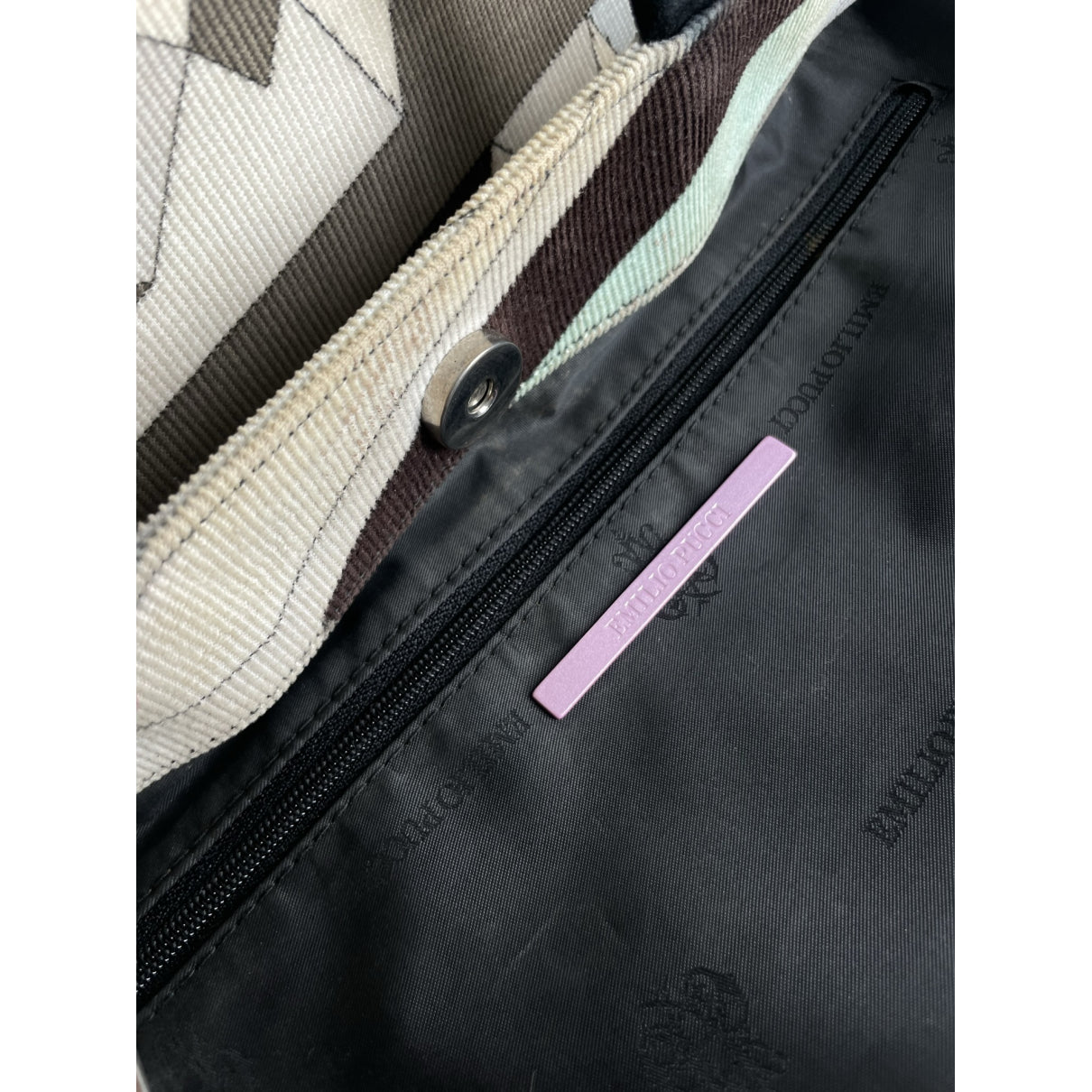 Emilio Pucci Brown Cotton Handbag image 5