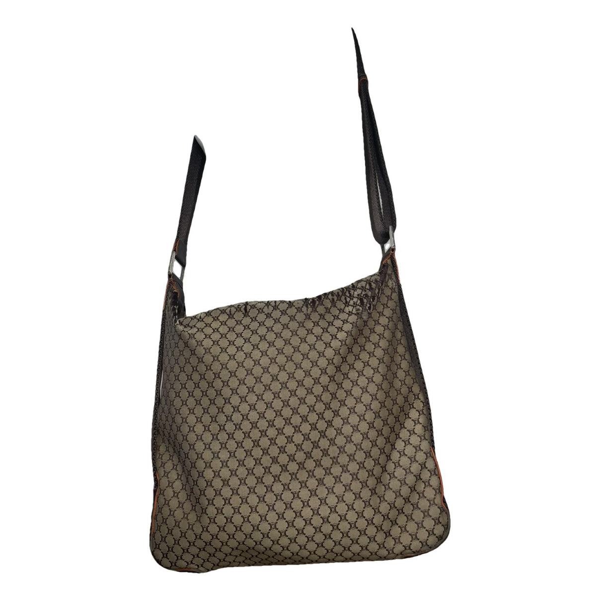 Celine Ava Brown Cotton Handbag image 1