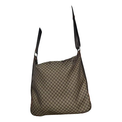 Celine Ava Brown Cotton Handbag image 1