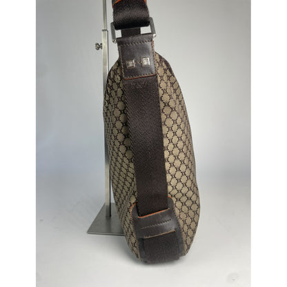 Celine Ava Brown Cotton Handbag image 4