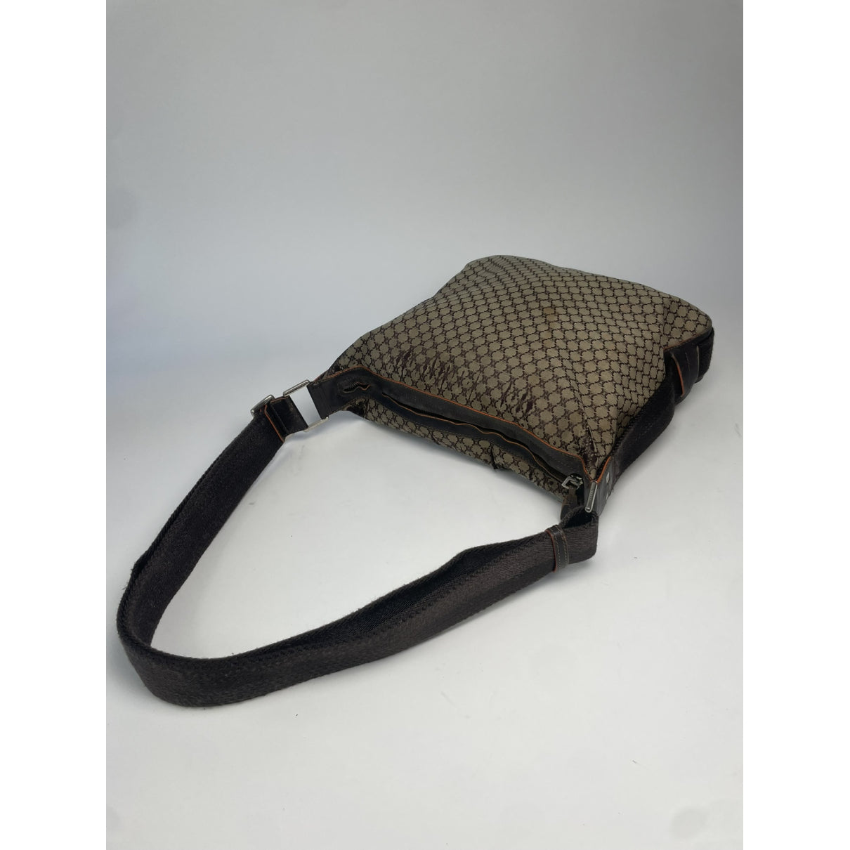 Celine Ava Brown Cotton Handbag image 5