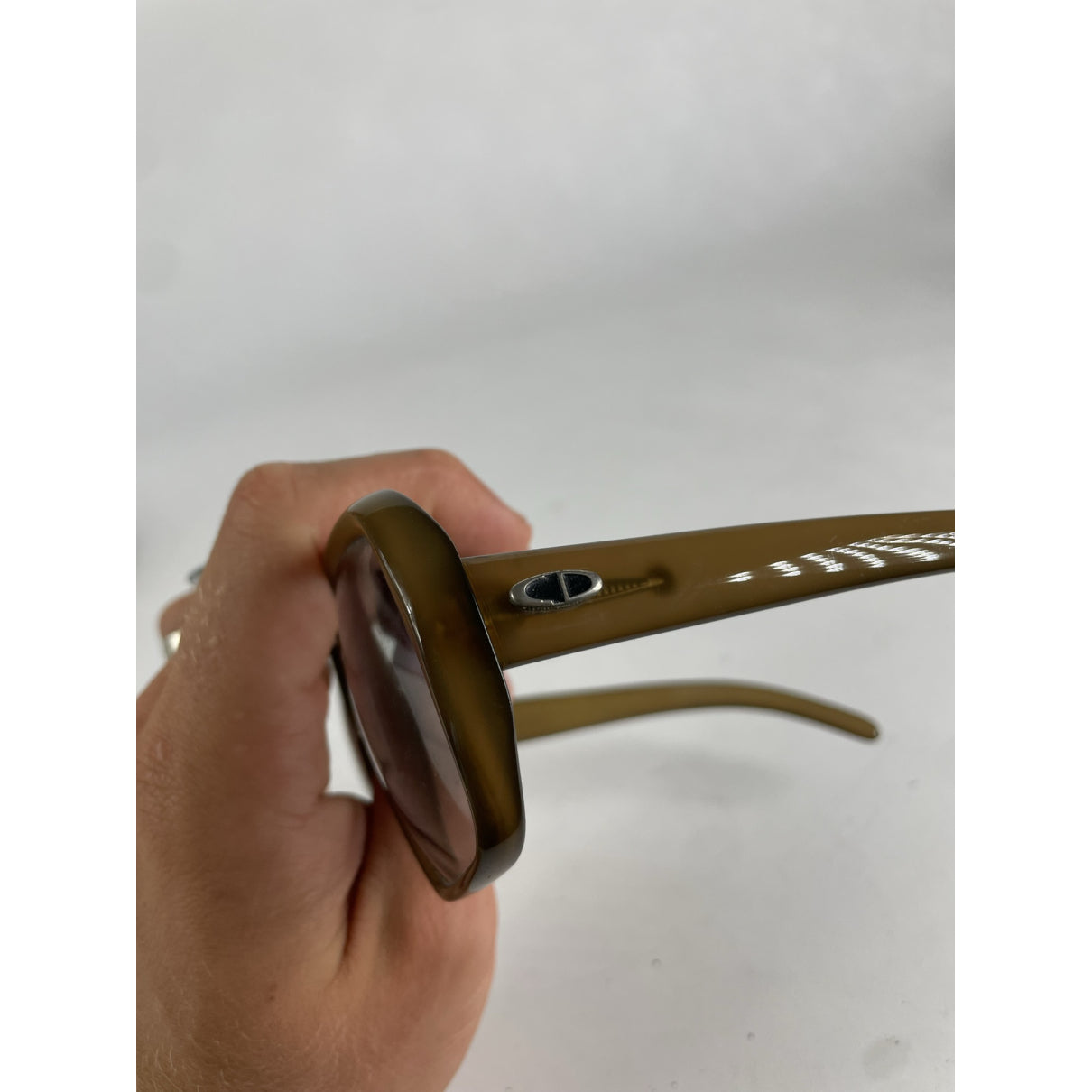 Dior Khaki Plastic Sunglasses image 2