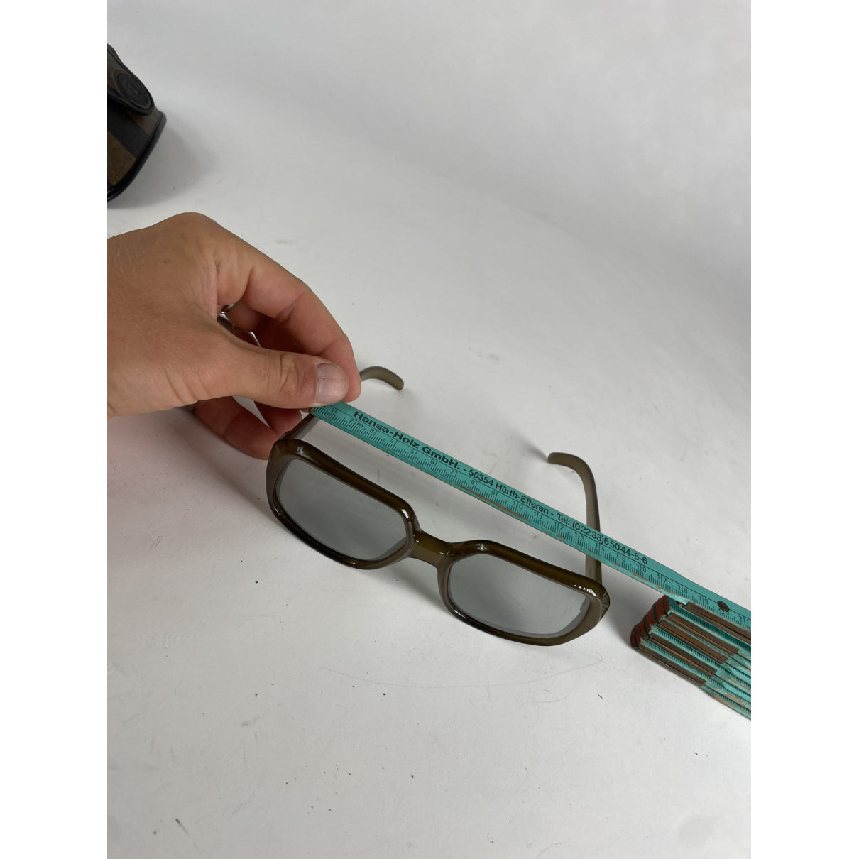 Dior Khaki Plastic Sunglasses image 5