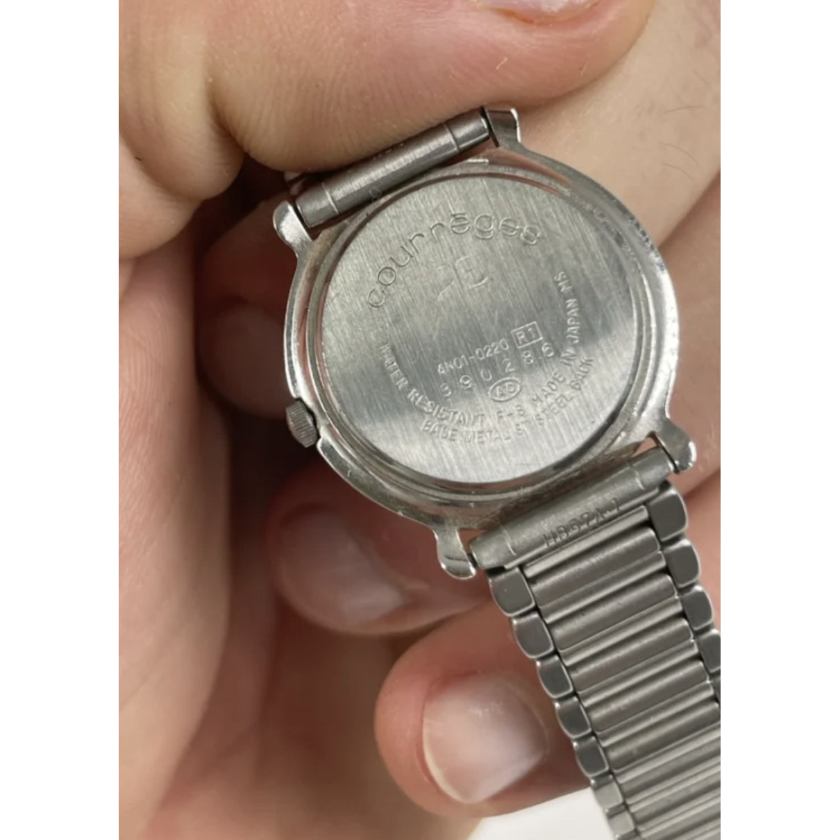Courrèges Silver Steel Watche image 5